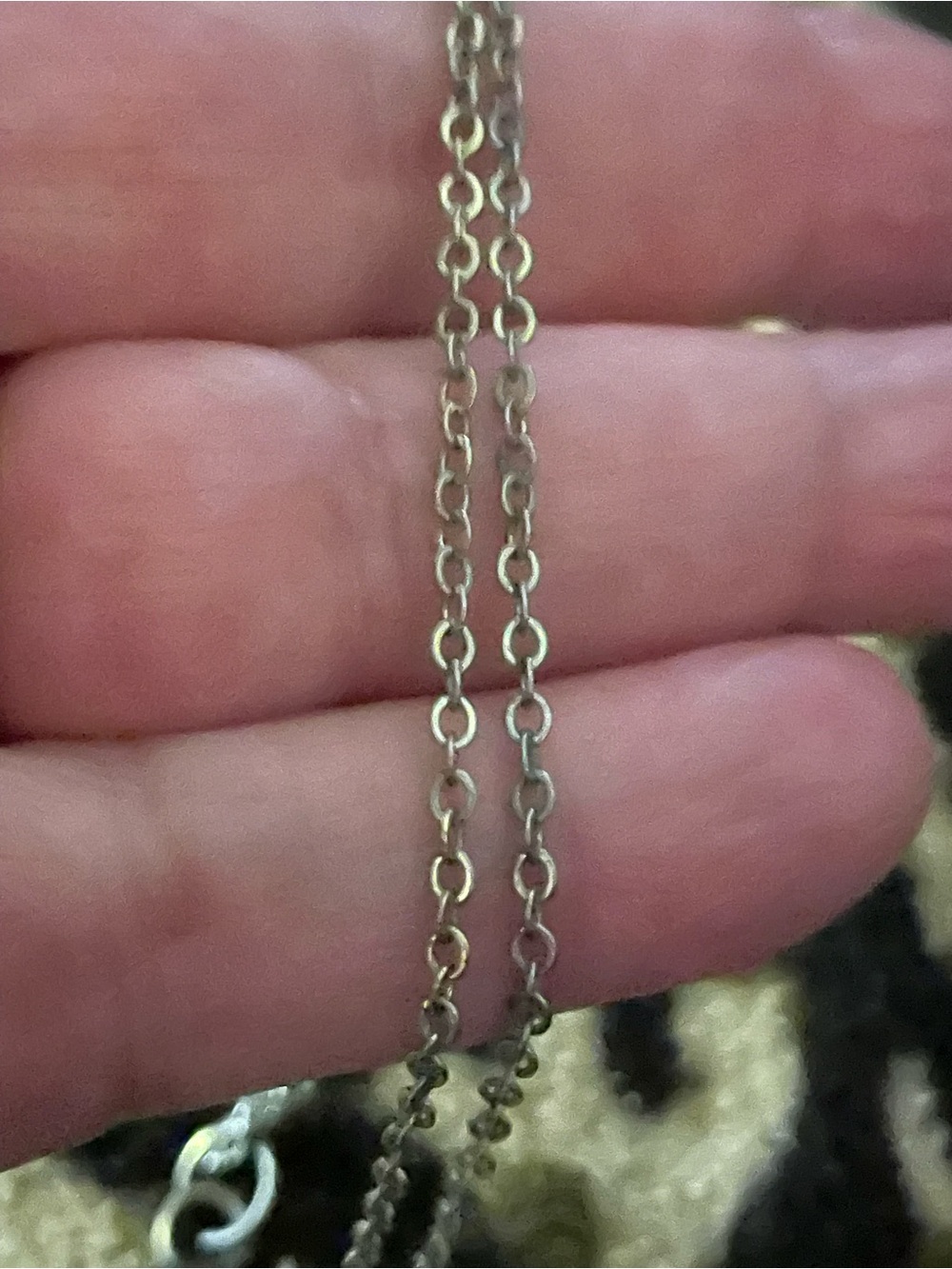 Fendi Silver-Tone Logo Pendant Necklace - Picture 3 of 4